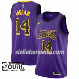 Kinder NBA Los Angeles Lakers Trikot Brandon Ingram 14 2018-19 Nike City Edition Lila Swingman